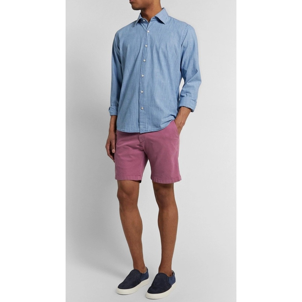 Peter Millar Lightweight‎ Twill Shorts Men Size 40 Purple Pink EXCELLENT